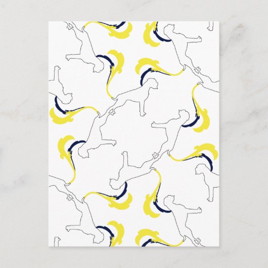 Das Boxermuster Postkarte (Vorderseite)