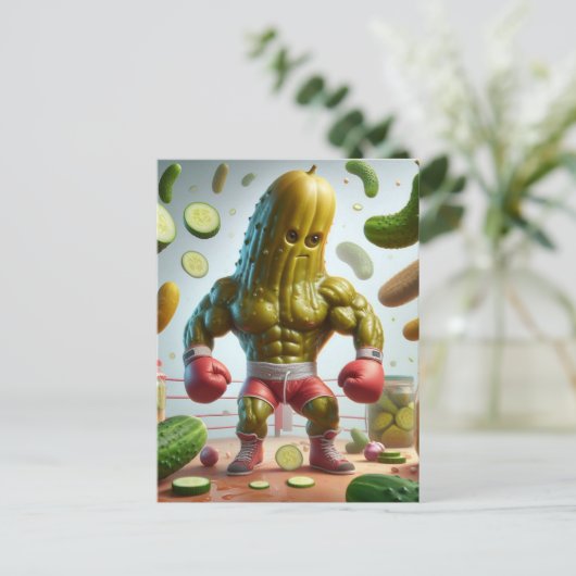 Das Boxpickle Funny Postkarte (Stehend Vorderseite)