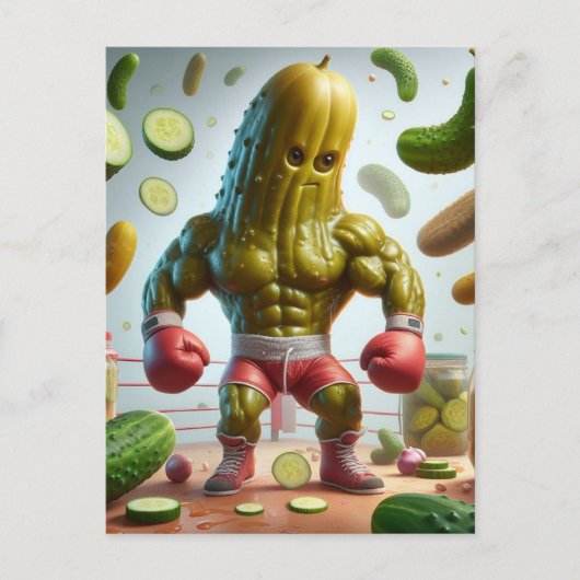 Das Boxpickle Funny Postkarte (Vorderseite)