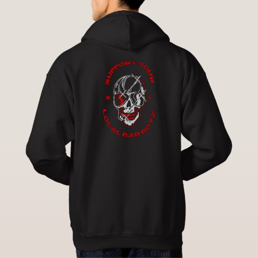 Das Boyz Lux der Männer schlechte StützShirts Hoodie (Rückseite)
