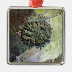 Das Brandberg Gebirgsmassiv in Nordnamibia Ornament Aus Metall