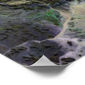 Das Brandberger Massiv in Nordnamibia Poster (Ecke)