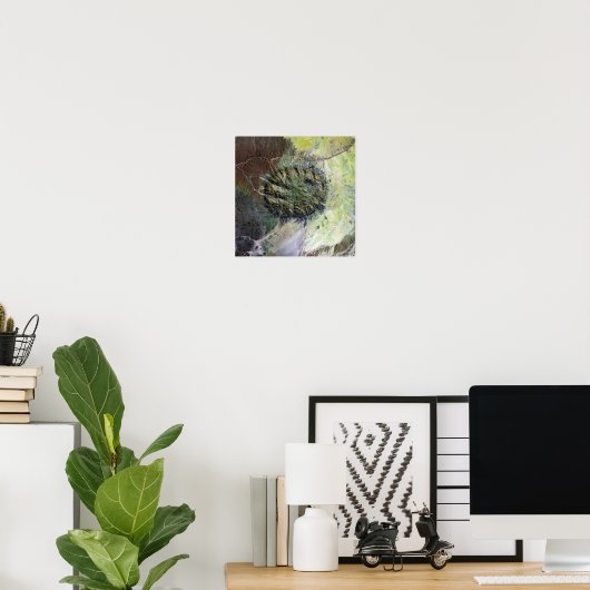 Das Brandberger Massiv in Nordnamibia Poster (Heimbüro)