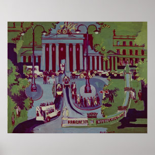 Das Brandenburger Tor, Berlin, 1929 Poster