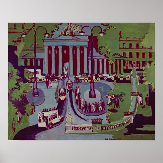 Das Brandenburger Tor, Berlin, 1929 Poster (Vorne)