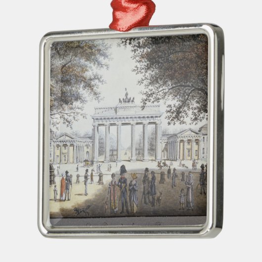 Das Brandenburger Tor, Berlin Ornament Aus Metall (Links)