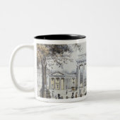 Das Brandenburger Tor, Berlin Zweifarbige Tasse (Links)