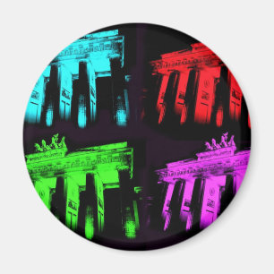 Das Brandenburger Tor-Collage Magnet