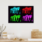 Das Brandenburger Tor-Collage Poster (Küche)