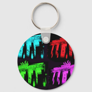 Das Brandenburger Tor-Collage Schlüsselanhänger