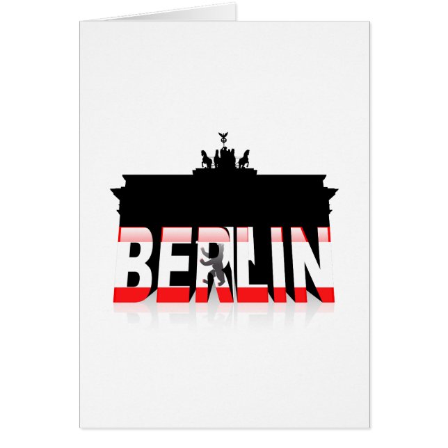 Das Brandenburger Tor in Berlin (Vorne)