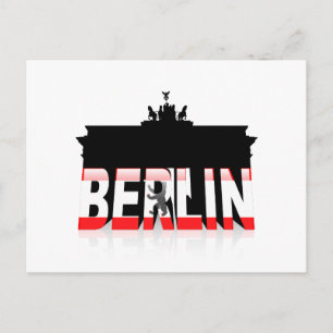 Das Brandenburger Tor in Berlin Postkarte