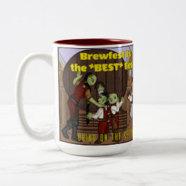 Das Braufest ist das Beste: Zweifarbige Tasse