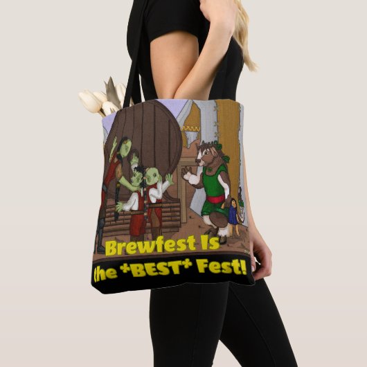 Das Braufest ist die beste Fest (Schulter): Tasche (Von Nahem)