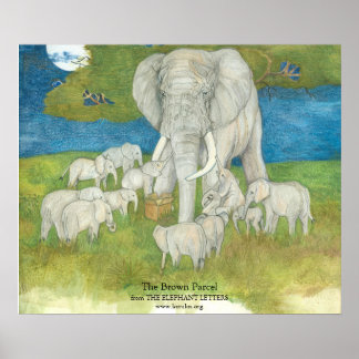 Das braune Päckchen-Poster Poster