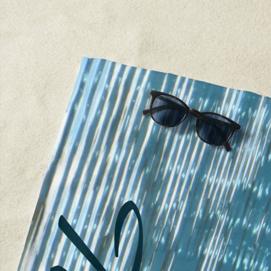 Das Braut-abstrakte Reflexions-Badetuch Strandtuch (Beispiel)