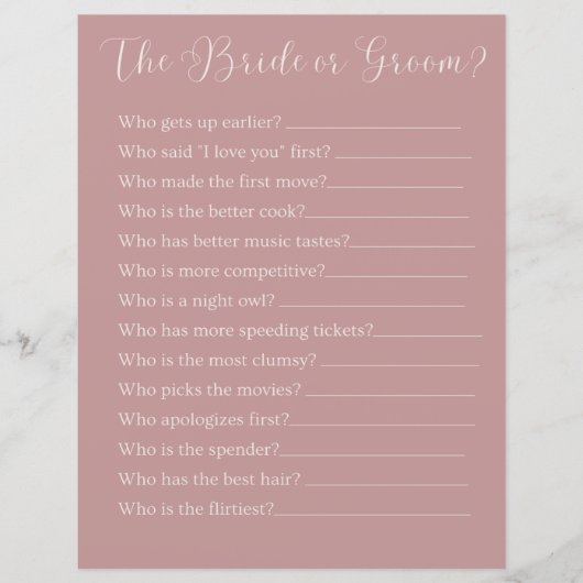 das Braut- oder Bräutigam-Party (Vorderseite)