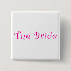 Das Braut-Rosa Button