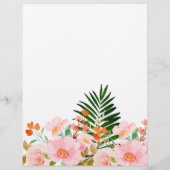 Das Brautparty Bingo Beach Theme Flyer (Hinten)