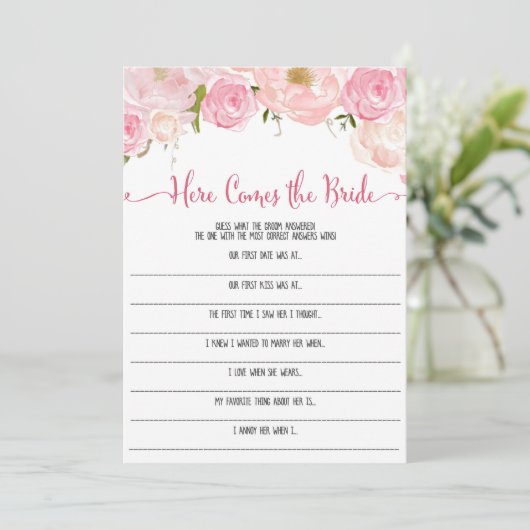 Das Brautparty der Blumen kommt hier zum Brautspie (Stehend Vorderseite)