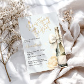 Das Brautparty der Knot-Butter-Gelben Schleife Einladung