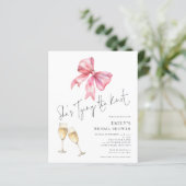 Das Brautparty der Knot-Pink-Kuh-Politik (Stehend Vorderseite)