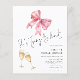 Das Brautparty der Knot-Pink-Kuh-Politik