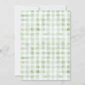 Das Brautparty der Landwirte auf dem Markt Einladung (Rückseite)