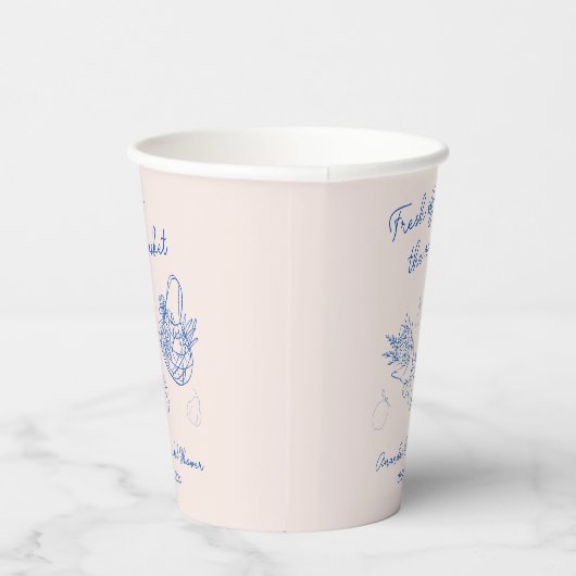 Das Brautparty der Marktklemme Pappbecher (Rechts)