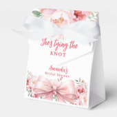 Das Brautparty der Rosa Blütenböden binden Geschenkschachtel (Vorderseite)