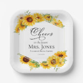 Das Brautparty der Zukunft Pappteller (Vorderseite)