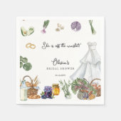 Das Brautparty des Bauern außerhalb des Marktes Serviette (Vorderseite)