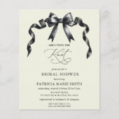 Das Brautparty des Knotens mit schwarzem Bug (Vorderseite)