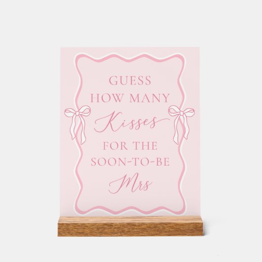 Das Brautparty des Knotens zu zähmen rächt, wie vi Acrylschild (Vorderseite)