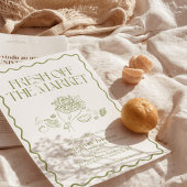 Das Brautparty des Marktes, der Bauernmarkt Einladung