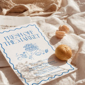 Das Brautparty des Marktes, der Bauernmarkt Einladung