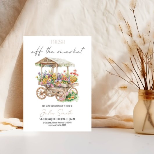 Das Brautparty des Marktes Einladung