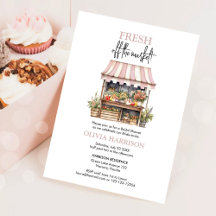 Das Brautparty des Marktes für Bauern frisch