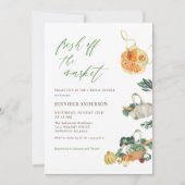 Das Brautparty des Marktes für die Bauern frisch v Einladung (Vorderseite)