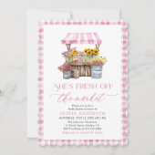 Das Brautparty des Marktes für die Bauern frisch v Einladung (Vorderseite)