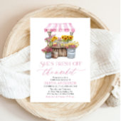 Das Brautparty des Marktes für die Bauern frisch v Einladung