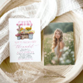 Das Brautparty des Marktes für die Bauern frisch v Einladung