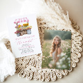 Das Brautparty des Marktes für die Bauern frisch v Einladung