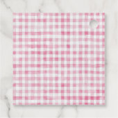 Das Brautparty des Marktes für die Bauern frisch v Geschenkanhänger (Rückseite)