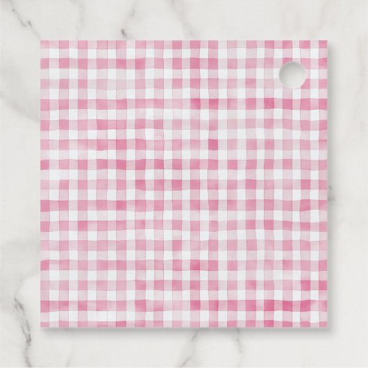 Das Brautparty des Marktes für die Bauern frisch v Geschenkanhänger (Rückseite)