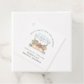 Das Brautparty des Marktes für die Bauern frisch v Geschenkanhänger (Beispiel)