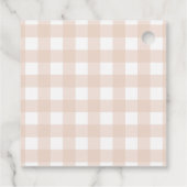 Das Brautparty des Marktes für die Bauern frisch v Geschenkanhänger (Rückseite)