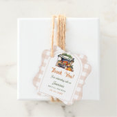 Das Brautparty des Marktes für die Bauern frisch v Geschenkanhänger (Beispiel)