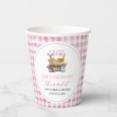 Das Brautparty des Marktes für die Bauern frisch v Pappbecher (Vorderseite)