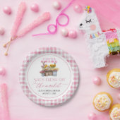 Das Brautparty des Marktes für die Bauern frisch v Pappteller (Party)